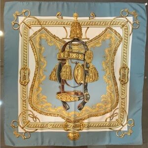 Hermes ‘BRIDE DE COUR’ Carre Silk Scarf